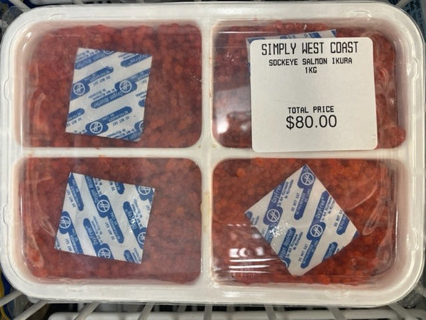 Sockeye Salmon Ikura (1kg x 6 trays)