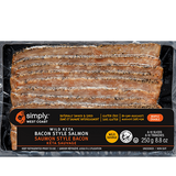 Wild Keta Bacon Style Salmon (8 x 250g per box) - Simply West Coast