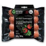 Wild Salmon Sausages – Italian (10 per box) - Simply West Coast