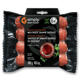 Wild Salmon Sausages – Maple (10 per box) - Simply West Coast