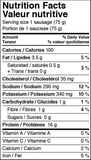 Wild Salmon Sausages – Chorizo (10 per box) - Simply West Coast